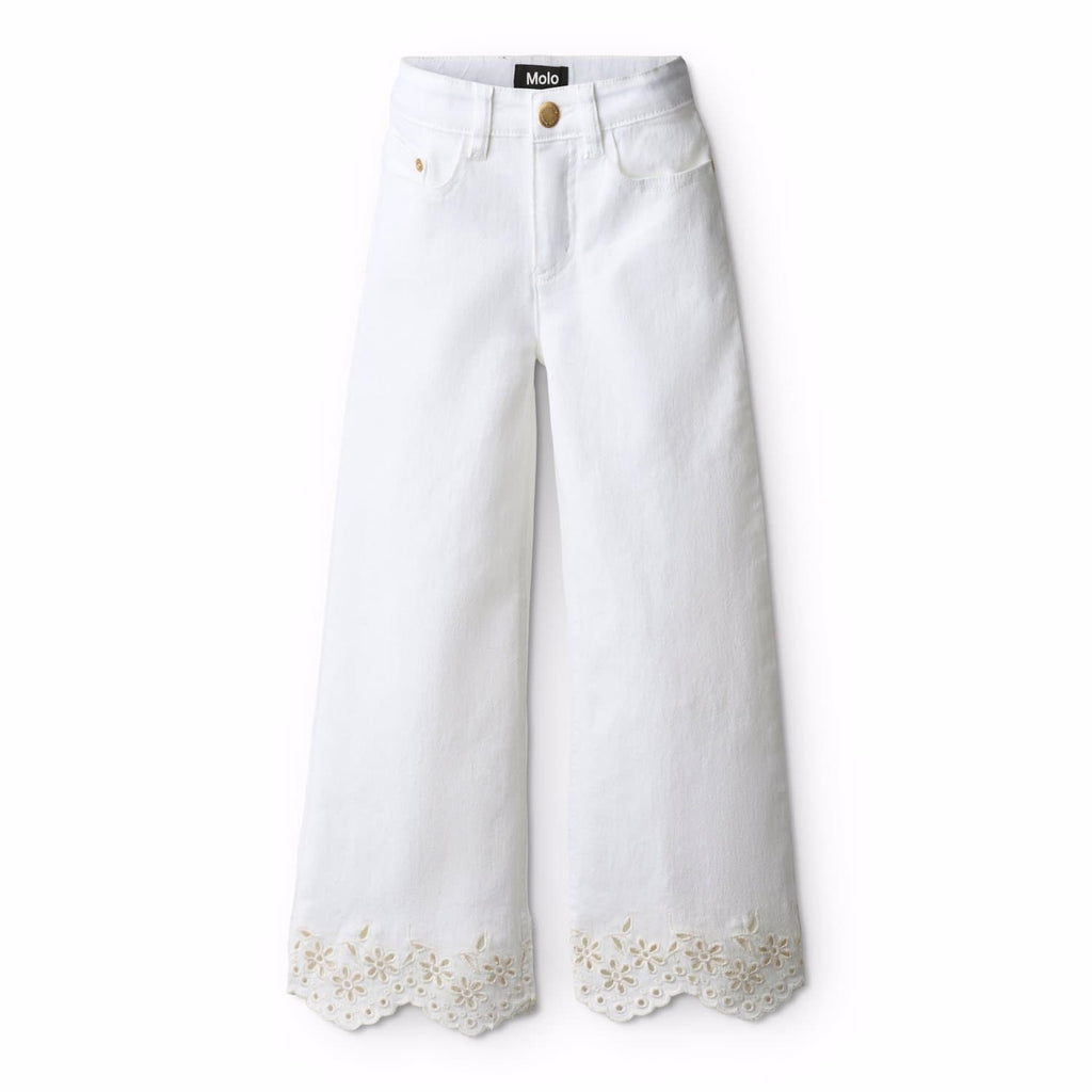 MOLO Ava whitest wide leg jean