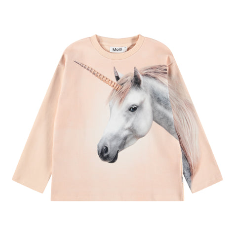 Molo Nude colour Mountoo Born a unicorn Sweatshirt