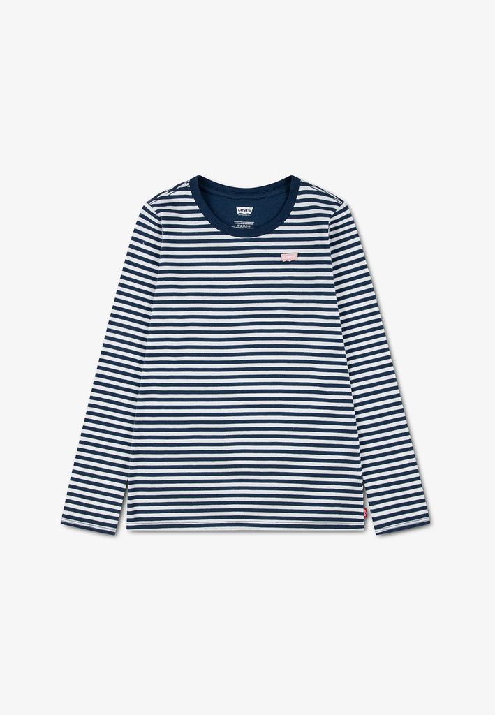 Levis logo striped top