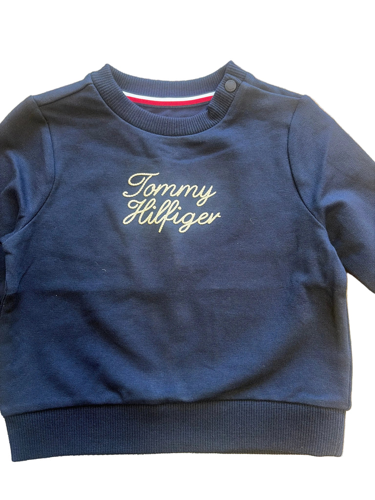 Tommy Hilfiger crew neck dark night navy sweatshirt