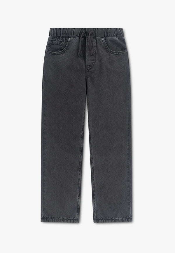 Levi's Boys Black pull on taper Jeans