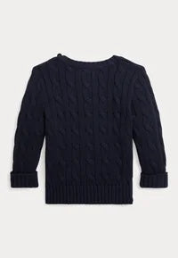 Ralph Lauren Cable crew neck navy sweater