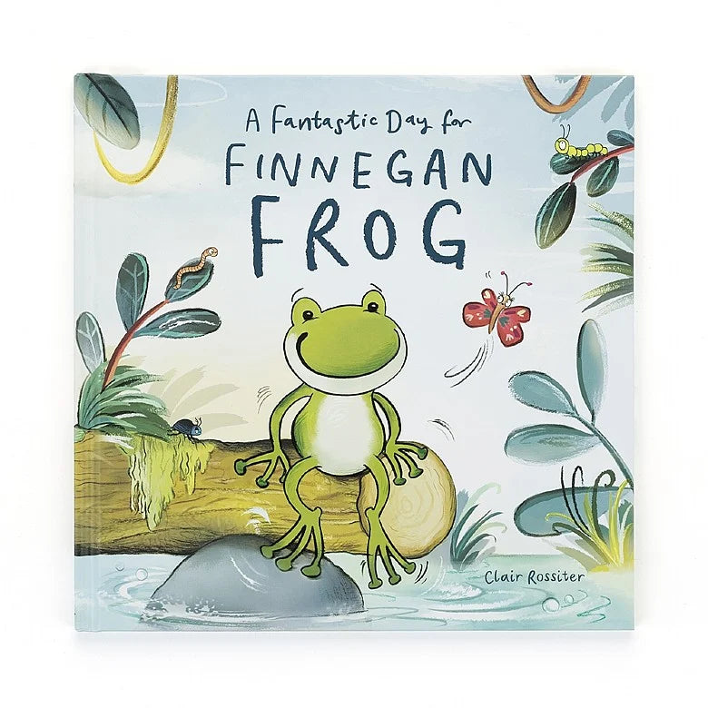 Jellycat Finnegan Frog Book