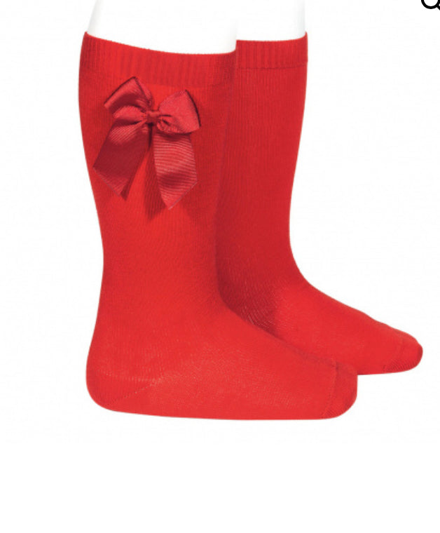 Condor Red Knee High Socks s