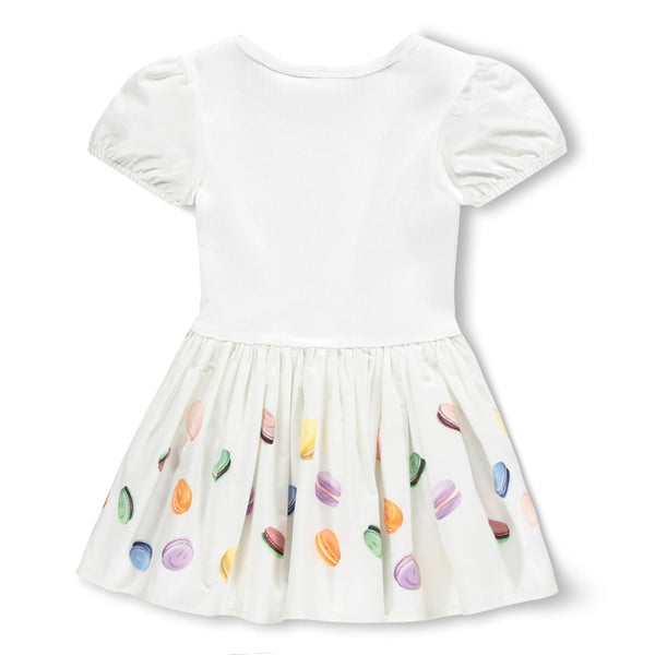 MOLO white Caitlin yummy macaroons dress