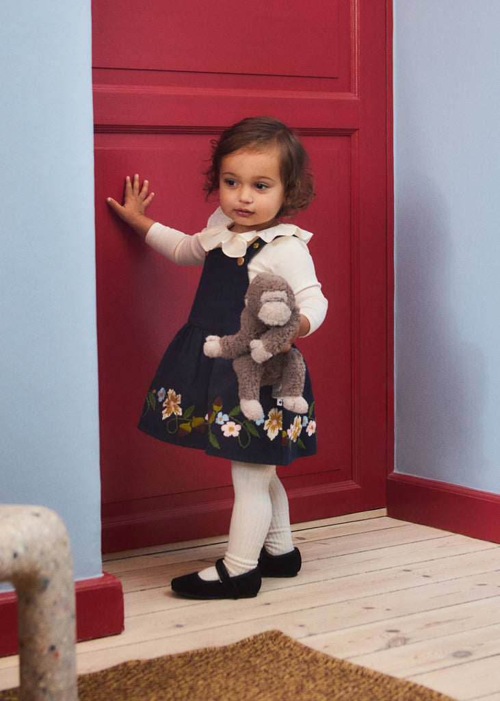 Colleena Galaxy blue pinafore
