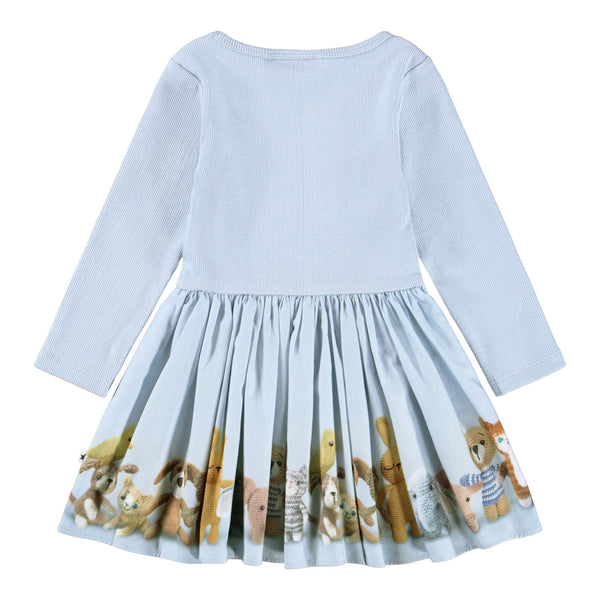 Molo Candi pale blue teddy Dress