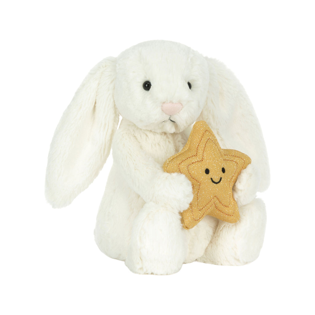 Jellycat Cream bunny with star
