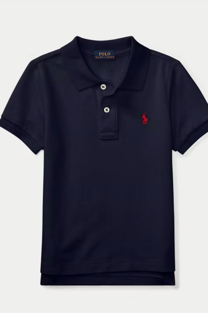 Ralph Lauren teen boys navy mesh polo shirt