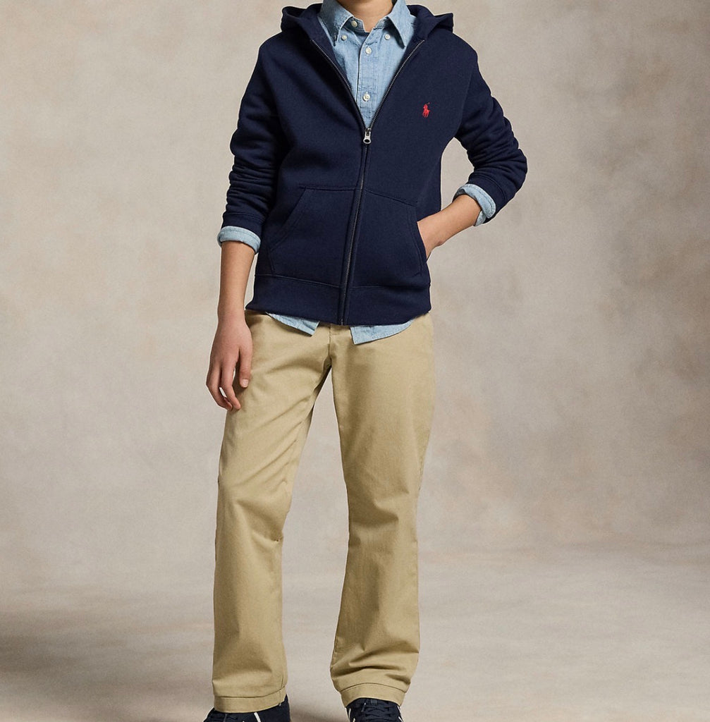 Ralph Lauren teen boys navy full zip sweater