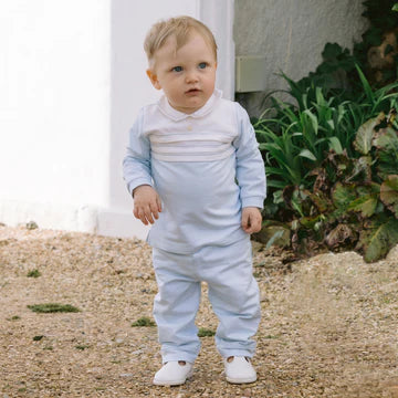 Emile et rose kevin boys pleated top and trousers set