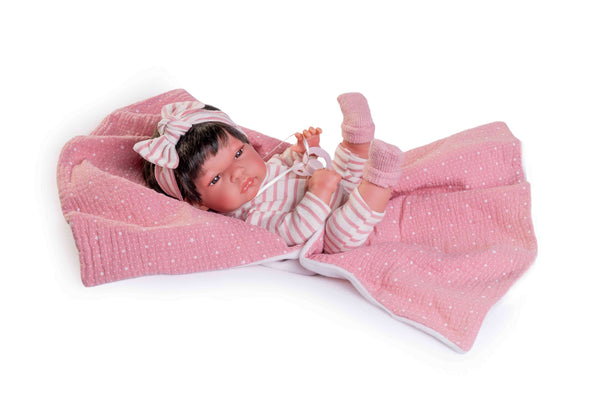 Antonio Juan doll 33 cm - Baby Toneta with blanket