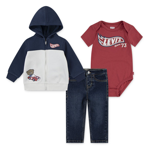Levis 3piece boys baby set