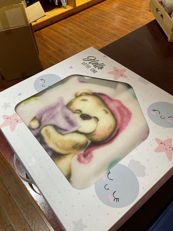 Manterol pink pram blanket