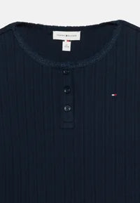Tommy Hilfiger pointelle long sleeve top