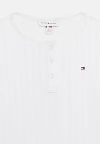 Tommy Hilfiger pointelle long sleeve top