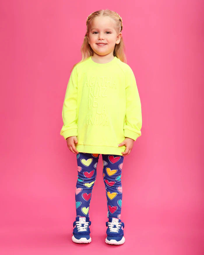 Agatha Ruiz De La Prada 2piece Neon Legging Set