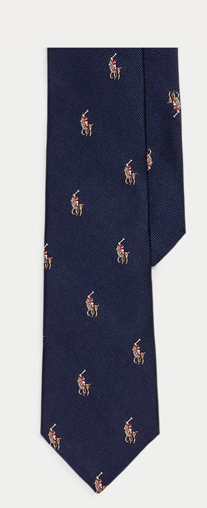 Ralph Lauren Polo Pony Silk Tie