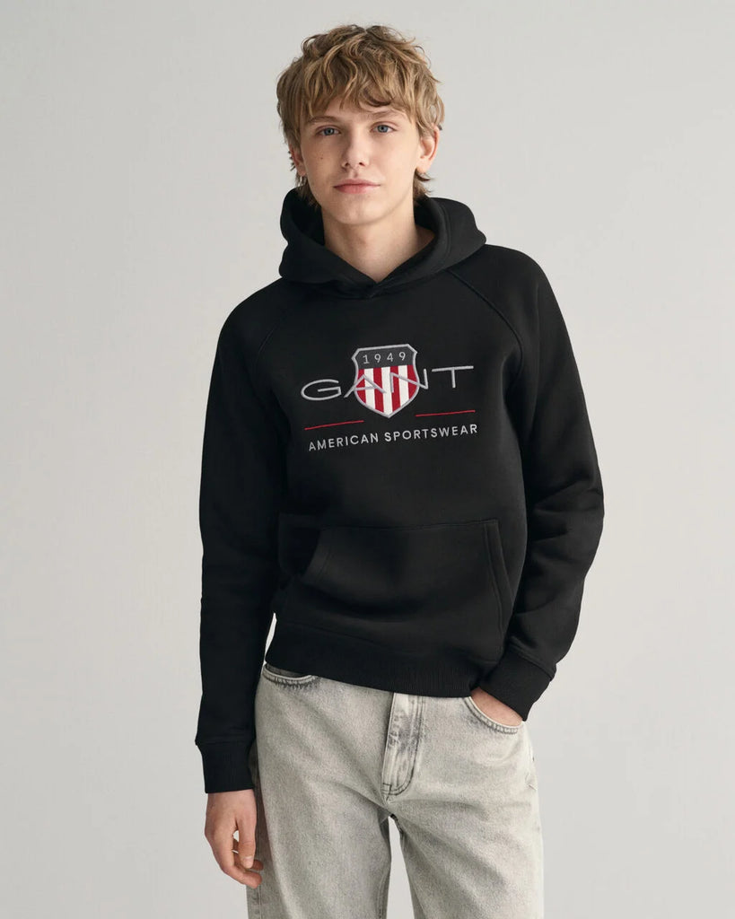 Gant Shield Hoodie black