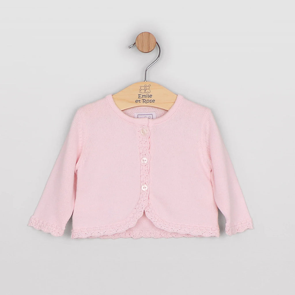 Emile et rose pink Margot cardigan