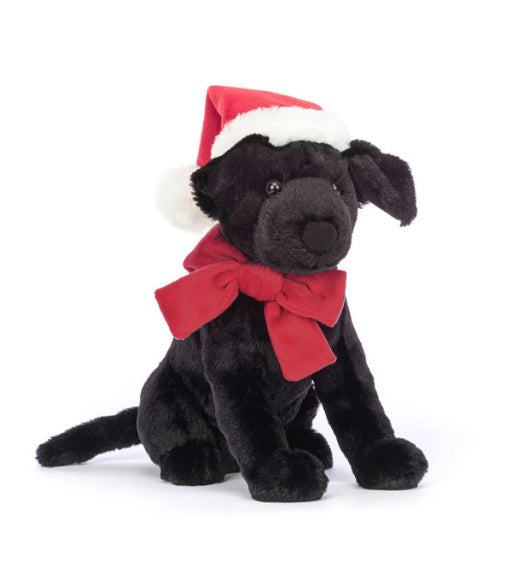 Jellycat Winter Warmer Pippa Black Labrador Dog