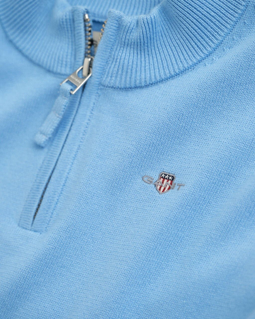 Gant dream blue shield cotton half zip