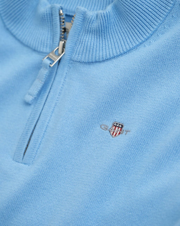 Gant dream blue shield cotton half zip