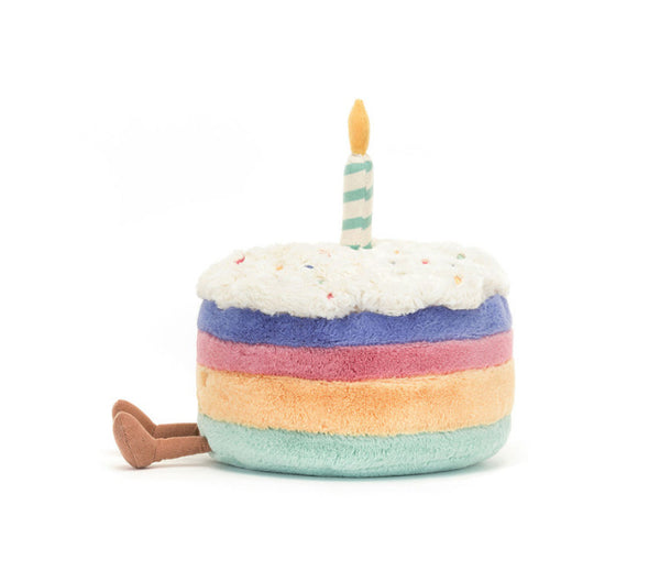 Jellycat Amuseable Rainbow Birthday Cake