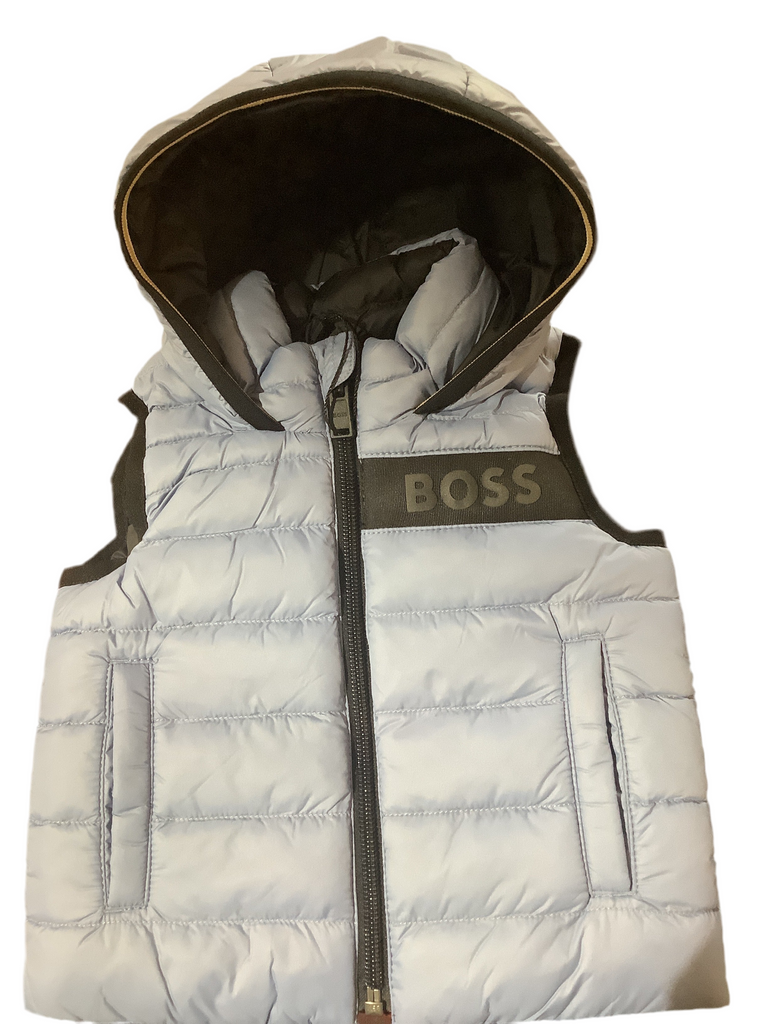 BOSS Sleeveless Jacket Grey