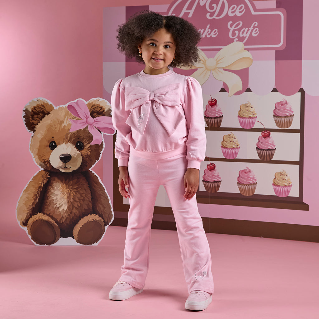 ADee 2piece Pink Girls Tracksuit