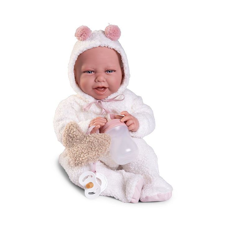 Antonio Juan doll 42 cm - Special Weight - Newborn Carla plush