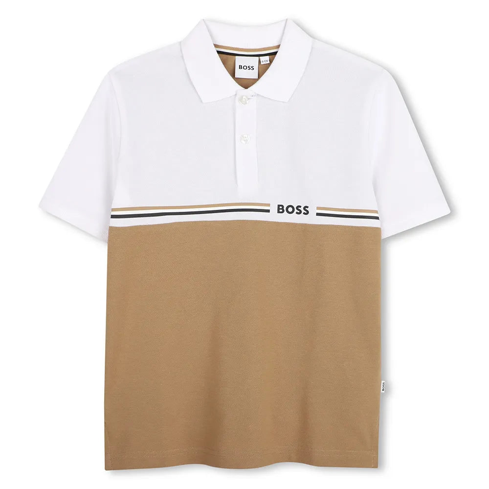 Boys Boss cookie polo shirt J52339