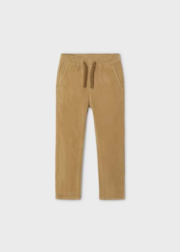 Mayoral Boy Velvet Toffee Chinos