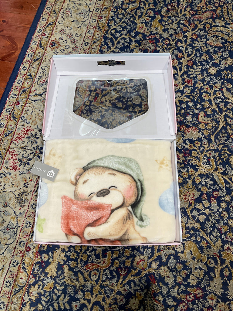 Manterol Cream pram blanket