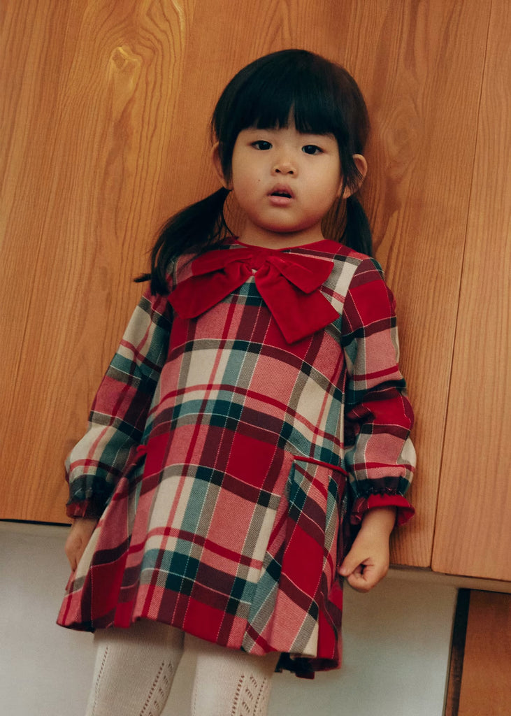 Abel & Lula Plaid Dress 5509