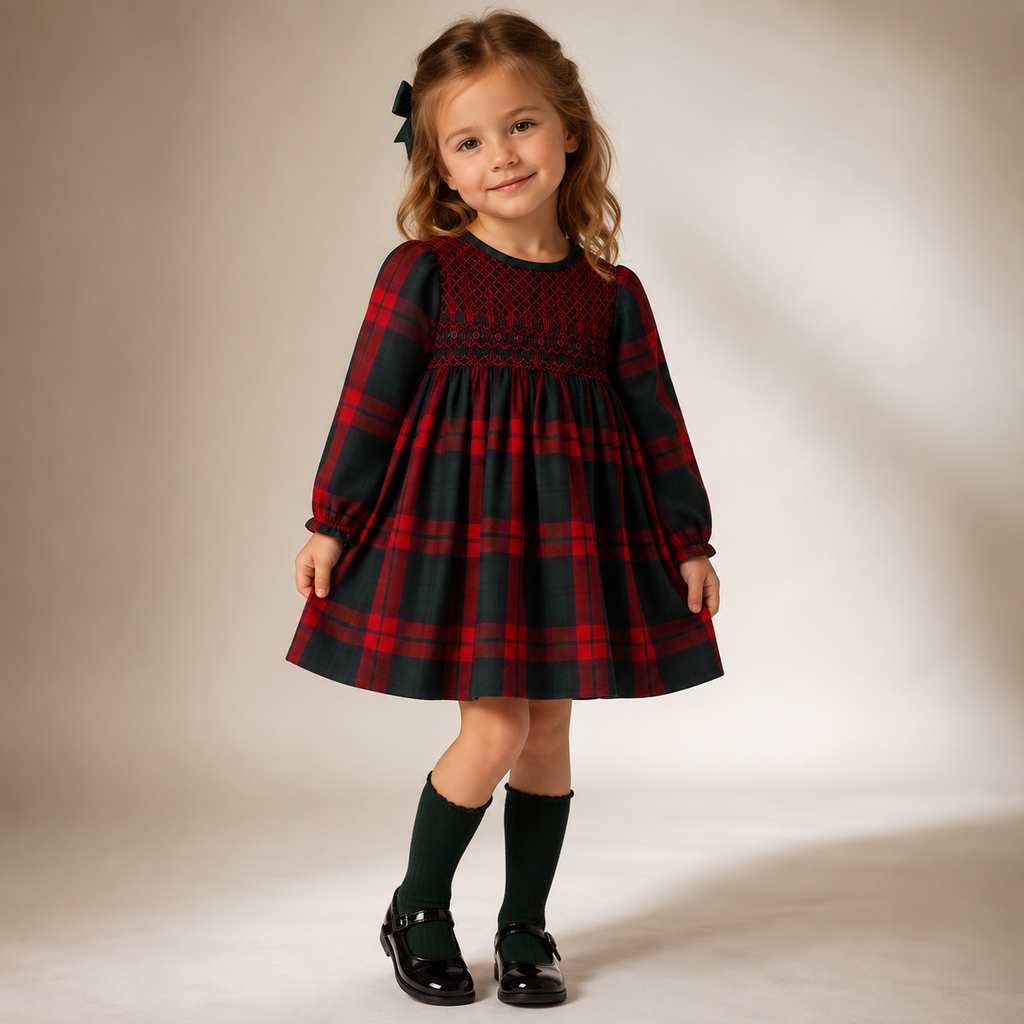 Sarah Louise Tartan Dress 013995