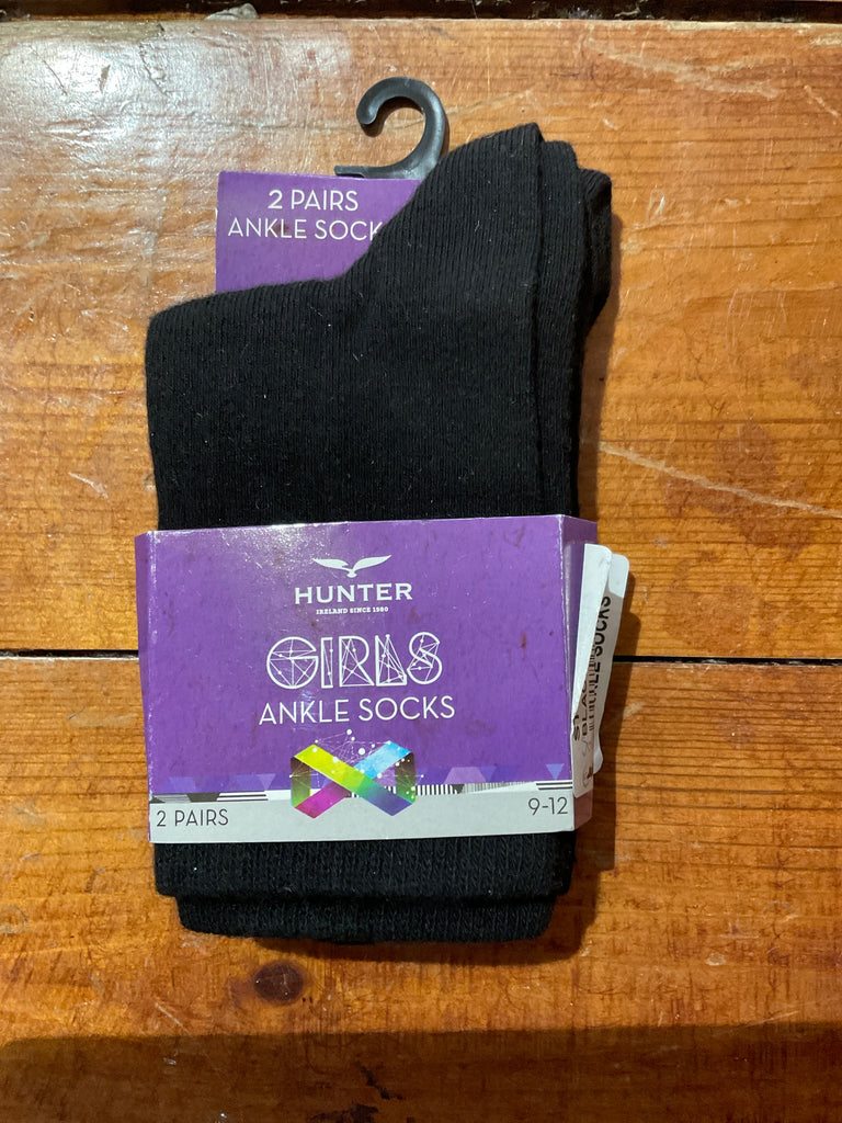 Hunter Ankle Socks Black