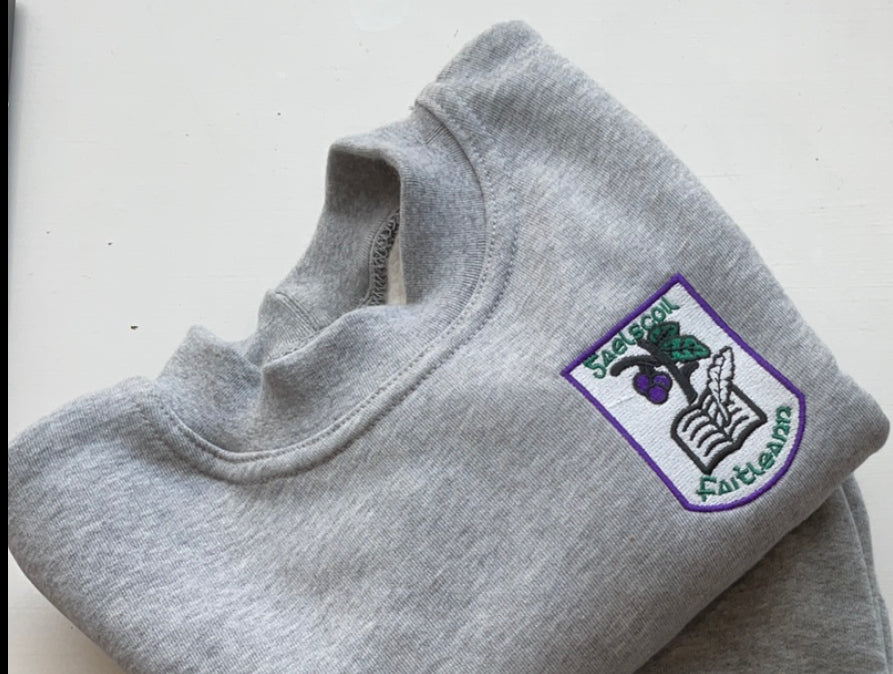 Gaelscoil Crested tracksuit top (older )