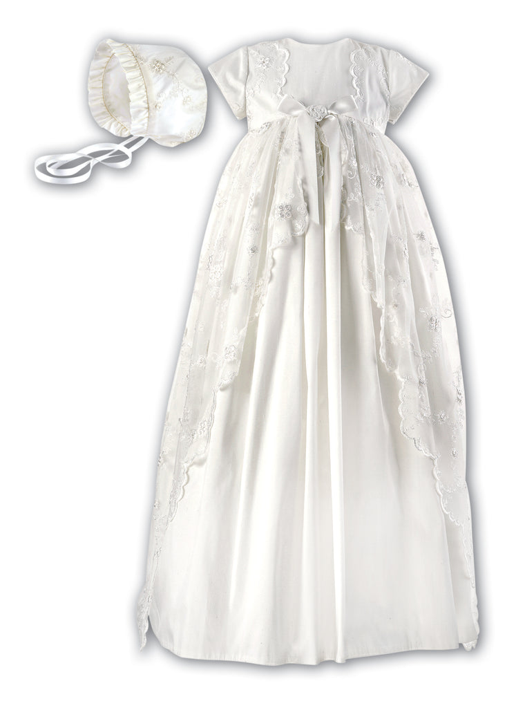 Sarah Louise Ivory christening gown & Bonnet