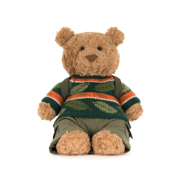 Jellycat Bartholomew Bear Hiking Outfit