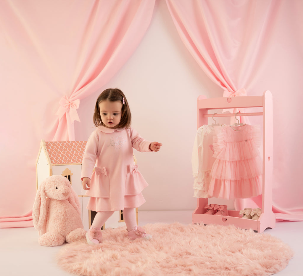 Adee sweet frill dress & tights