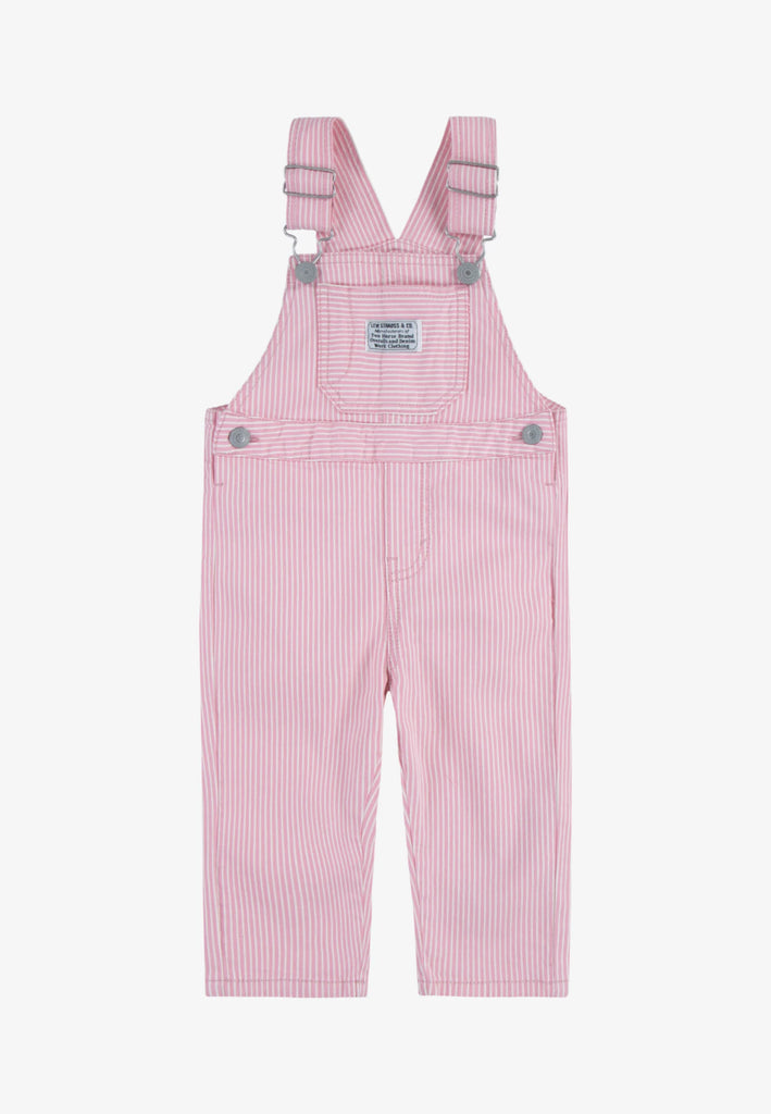 Levi's Pink Striped Dungaree