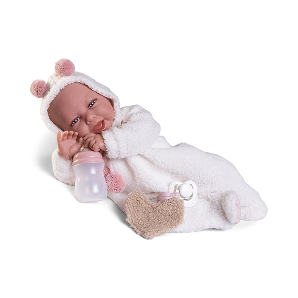 Antonio Juan doll 42 cm - Special Weight - Newborn Carla plush