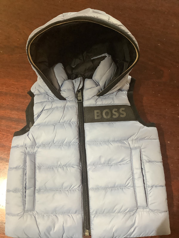 BOSS Sleeveless Jacket Grey