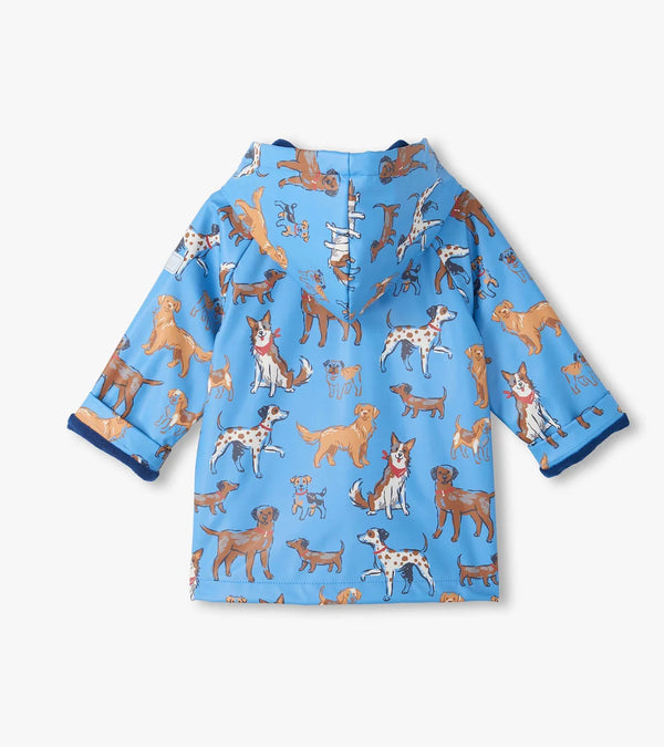 Hatley Blue Little Pups Raincoat 12months-6years
