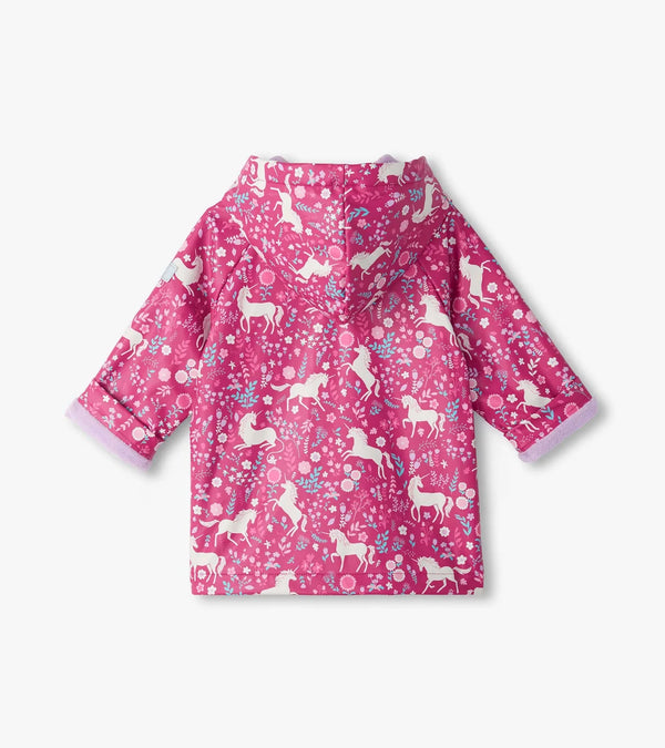 Hatley Girls Unicorn Forest Raincoat 12months-6years