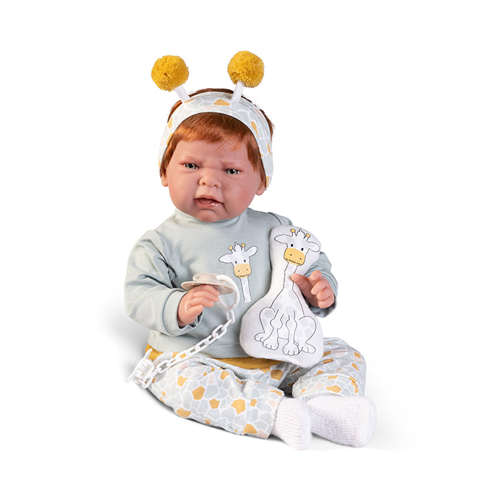 Antonio Juan doll 42 cm - Newborn Lea giraffe