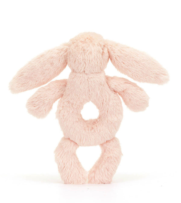 Bashful blush bunny ring rattle
