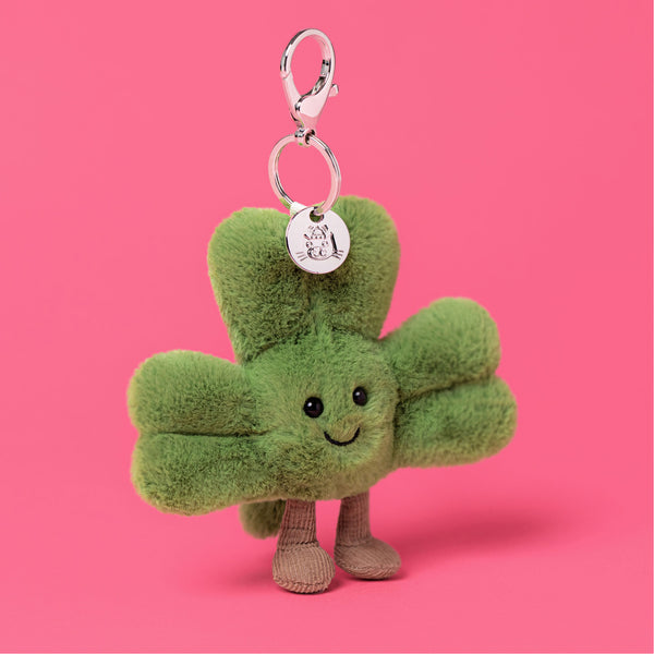 Jellycat Amuseables Siofra Shamrock Bag Charm To Shop Contact Store on 0646631146