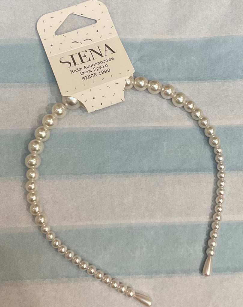 Siena pearl headband